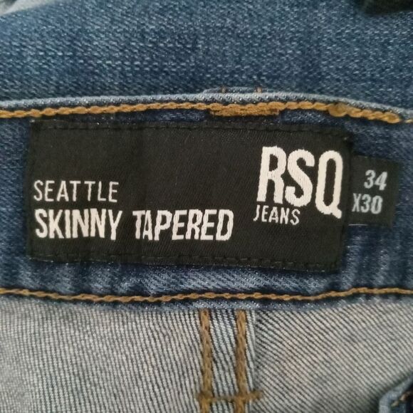 RSQ Seattle skinny tapered sz 34x30 - Picture 4 of 6